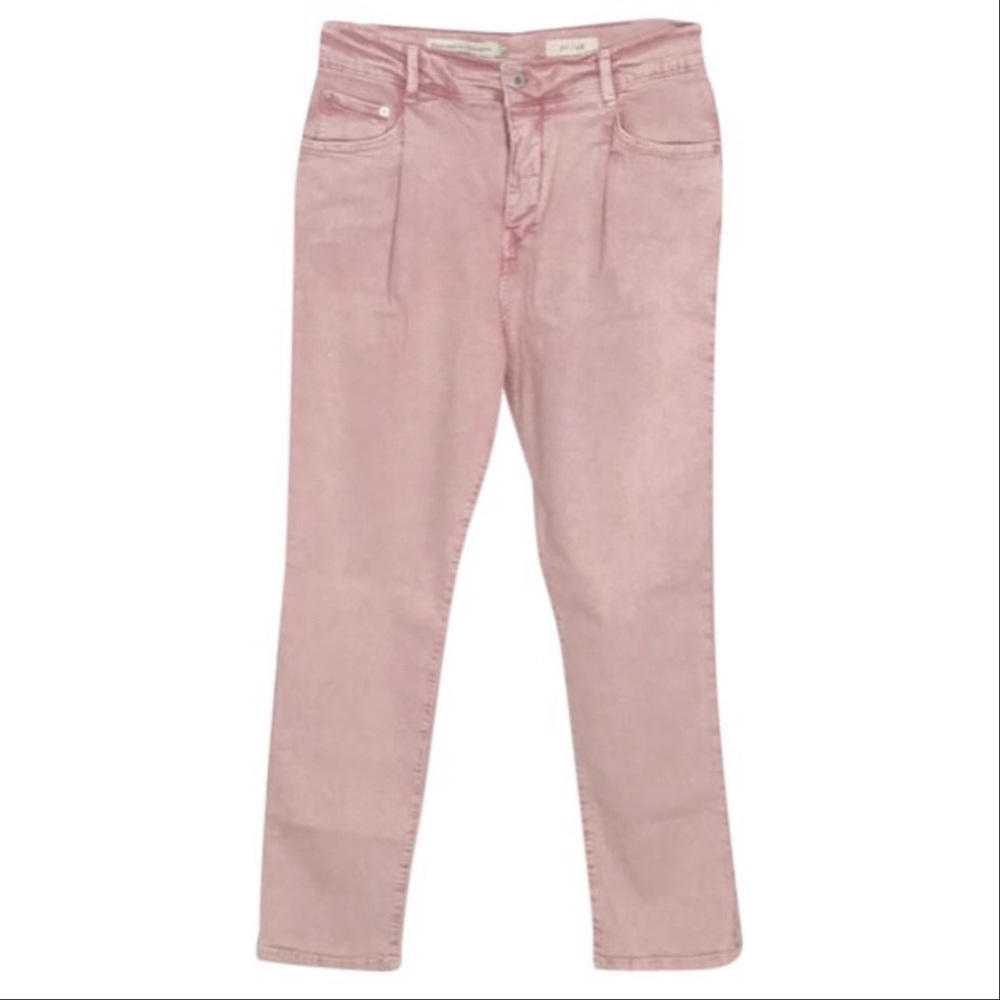 Anthropologie Pilcro High-Rise Acid Wash Straight Jeans